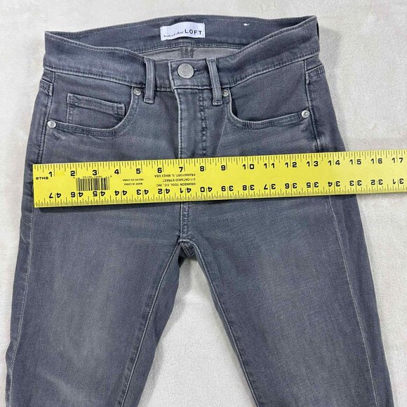 LOFT Slim Pocket Skinny Jeans – Gray - Picture 12 of 13
